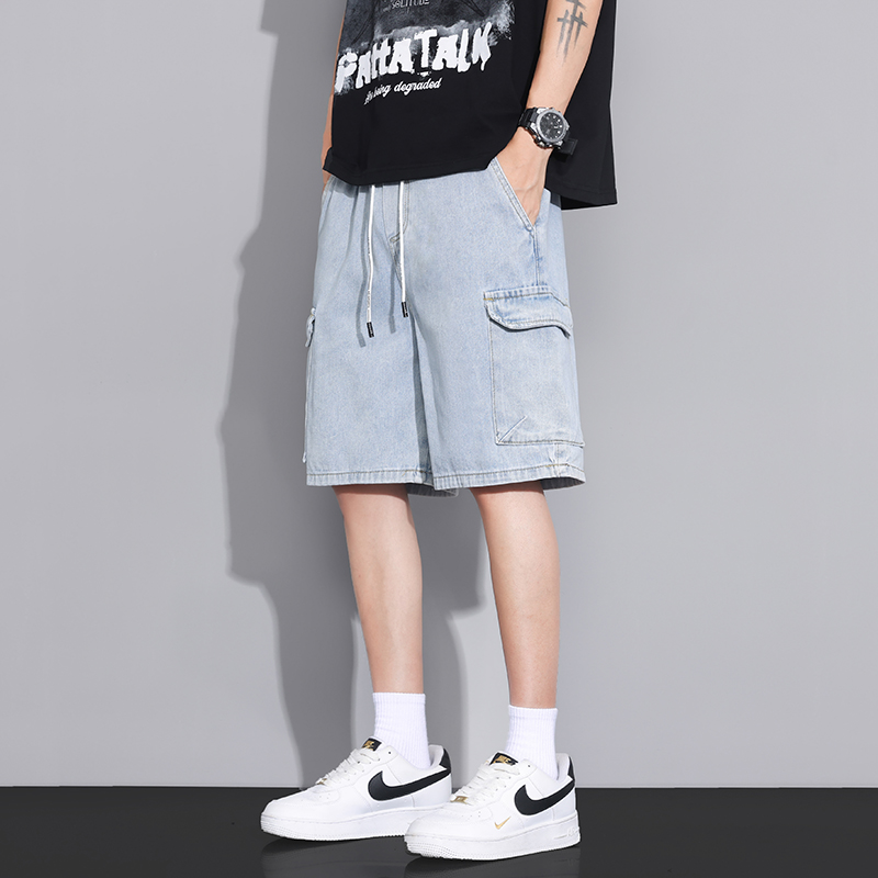 Summer Clothing Styles Men - 2025 summer workwear denim shorts men's