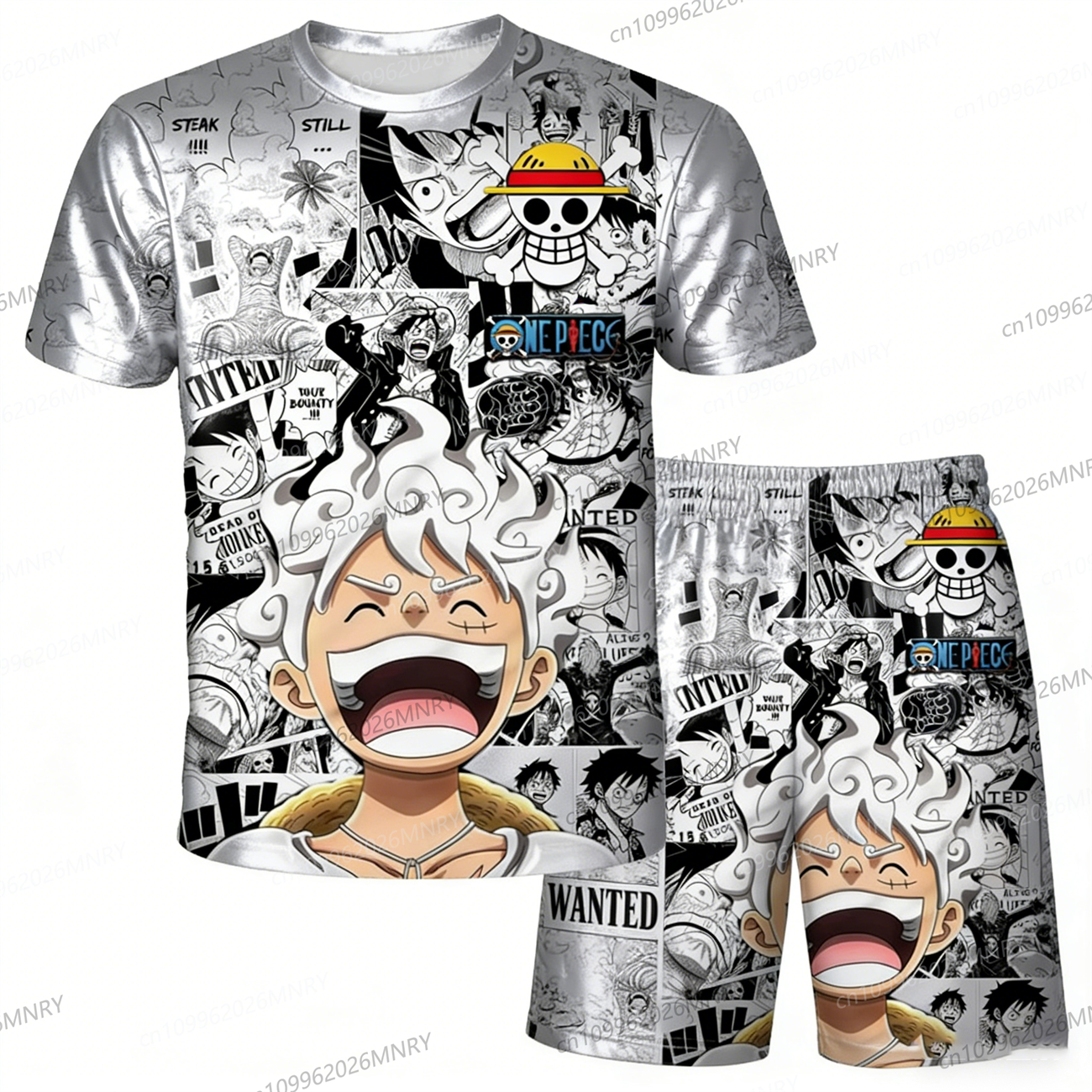 Summer Clothing Pieces - Anime One Piece 2 piece set