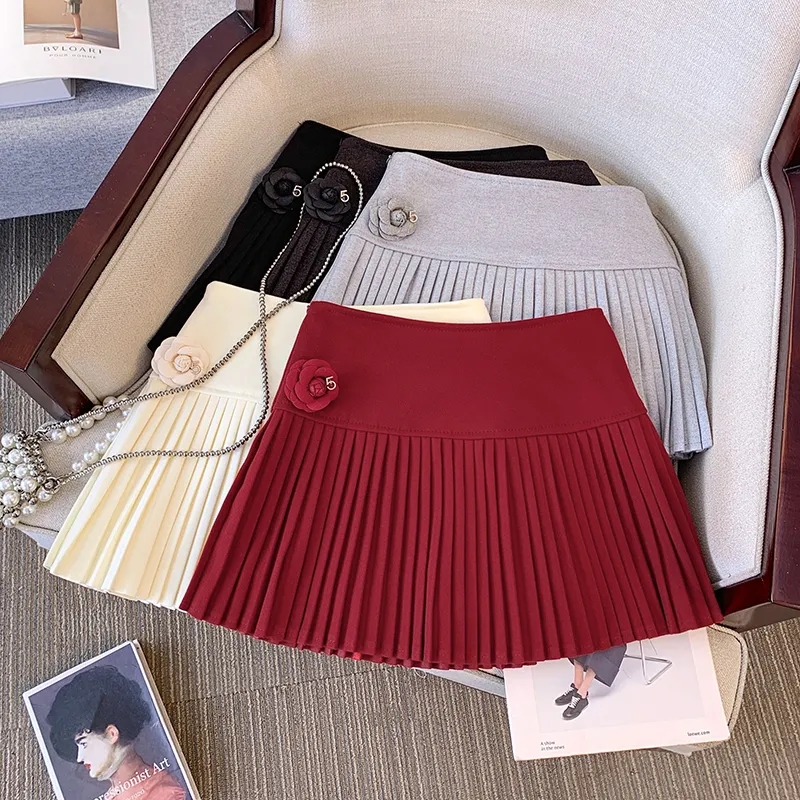 Summer Line Clothing Brand - High Waist Pleated Skirt Anew Women's