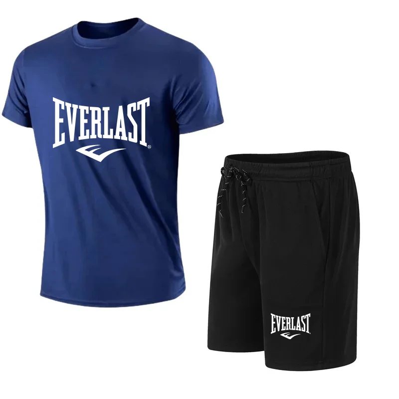 Summer Clothing Pieces - 2026 men's summer T-shirt+shorts 2-piece set,