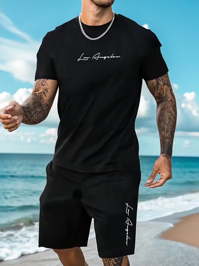 2026 3D Simple Casual Men's T- - Summer Clothing Styles Men ulasan dan harga