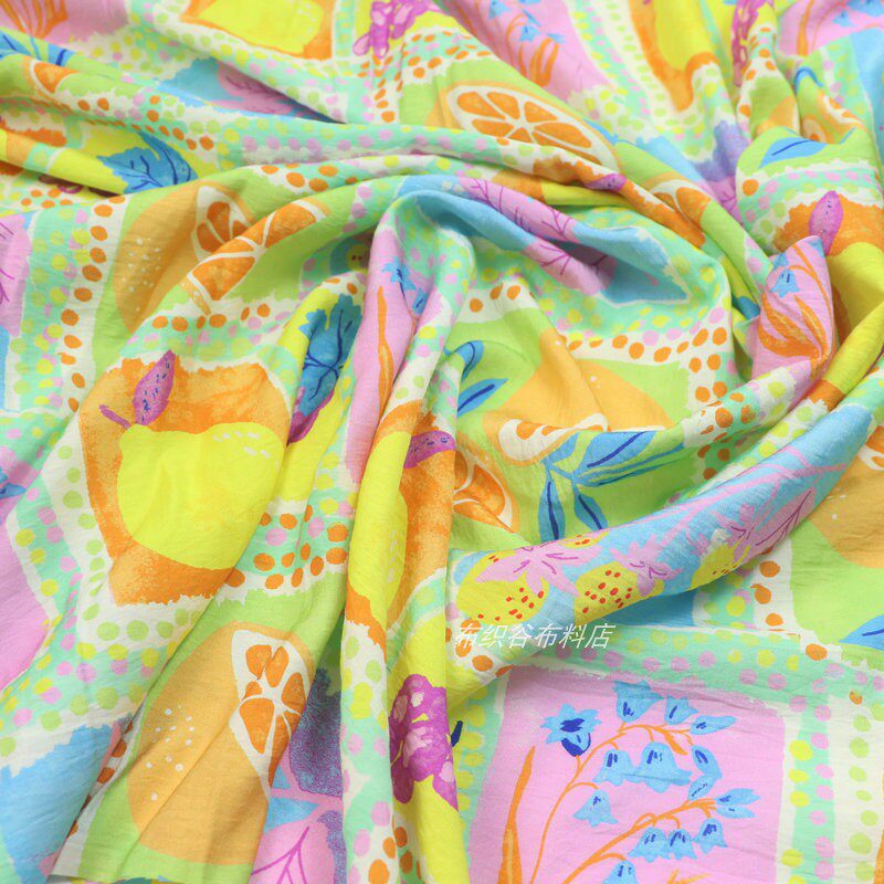 L100cm x W140cm Premium Colorf - Summer Clothing Material ulasan dan harga