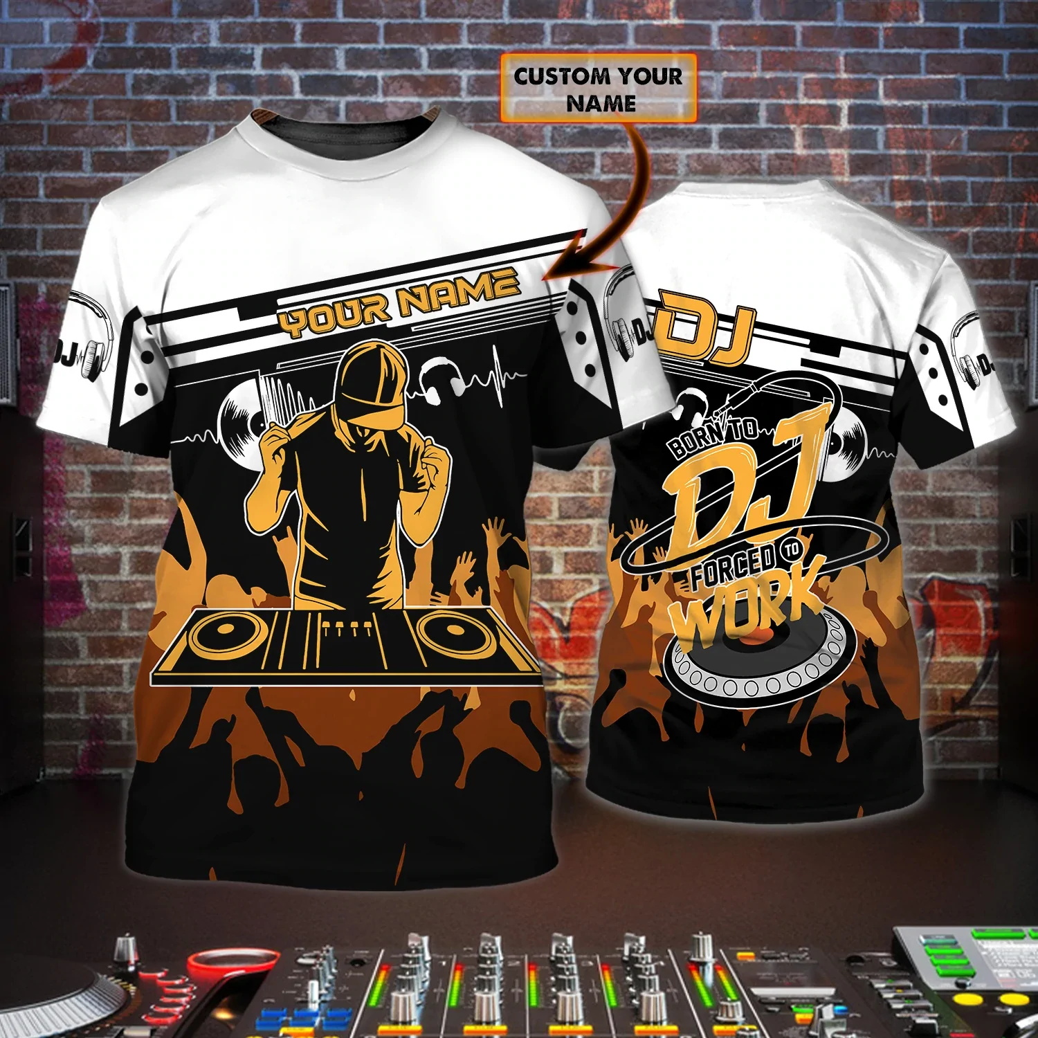 Newest Summer Men's T-shirt DJ - Summer Clothing Name ulasan dan harga