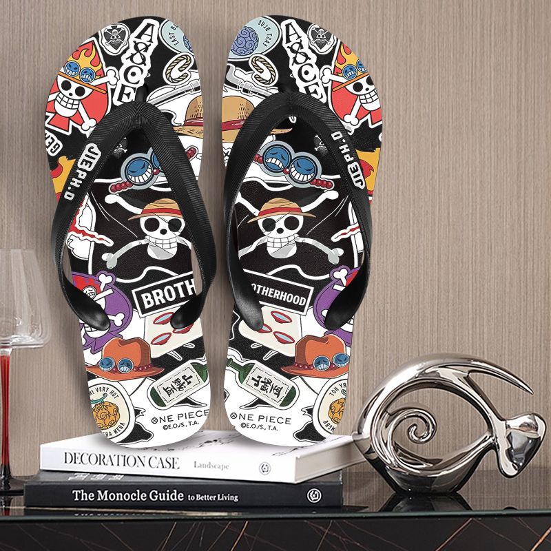 New One Piece anime flip-flops - Summer Clothing For Japan ulasan dan harga