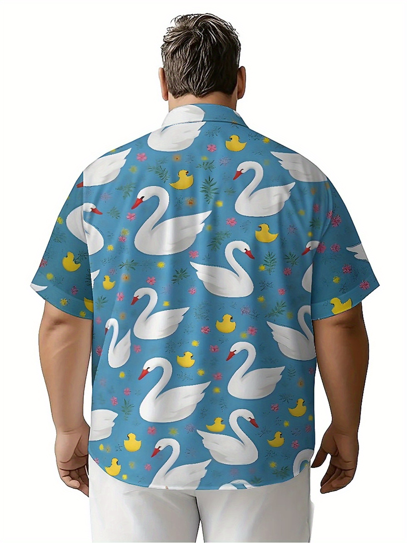 Men's Plus Size Hawaiian Shirt - Summer Clothing Plus ulasan dan harga