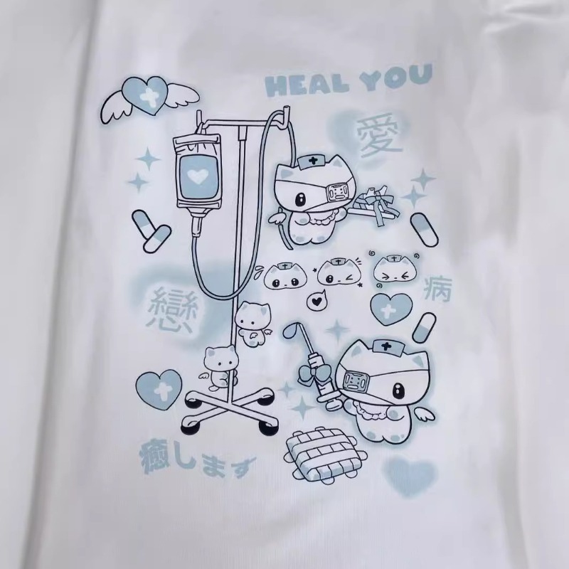 Anime Y2k Cartoon Kawaii Cat P - Summer Clothing For Japan ulasan dan harga