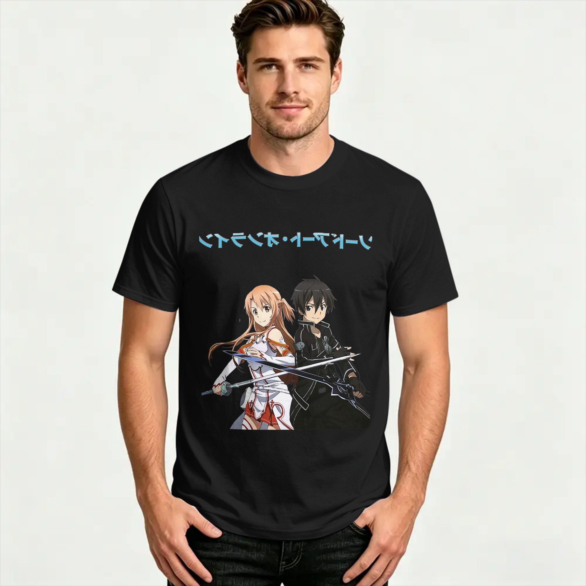 Anime Sword Art Online Cotton  - Summer Clothing Online ulasan dan harga