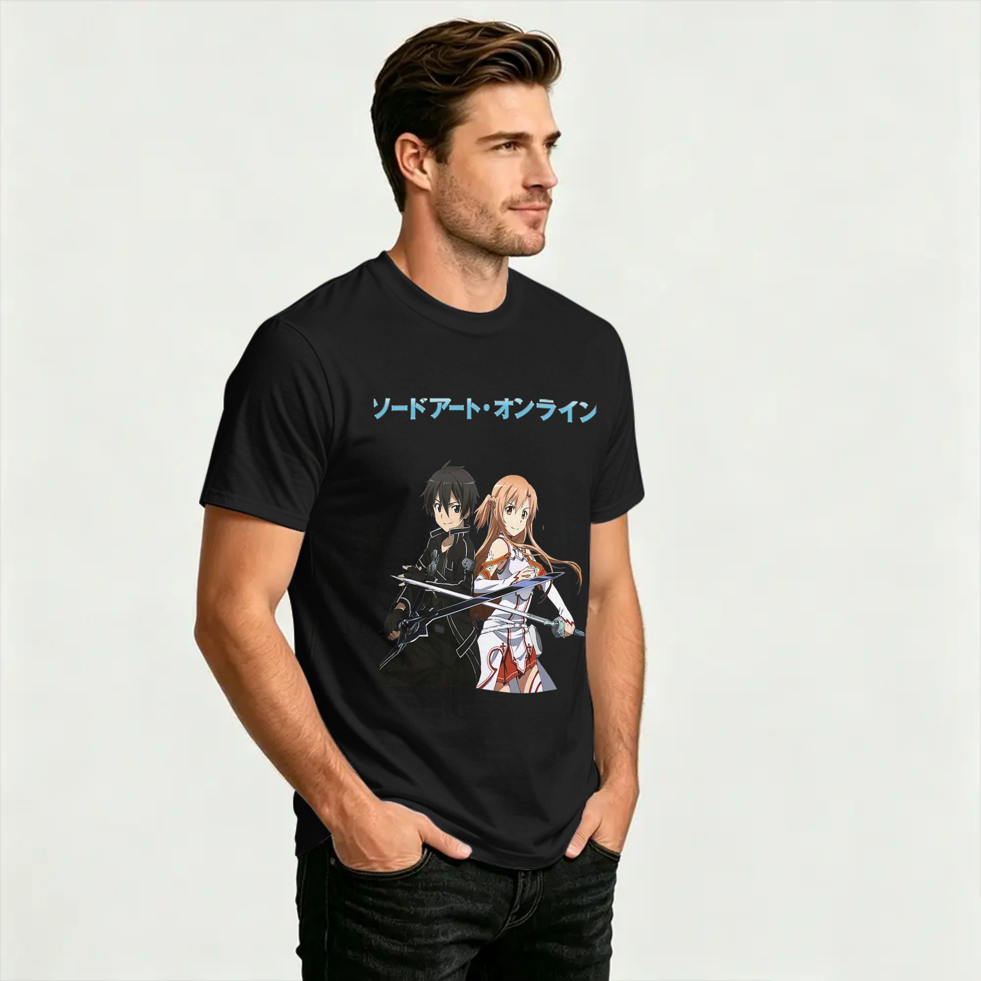 Anime Sword Art Online Cotton  - Summer Clothing Online ulasan dan harga