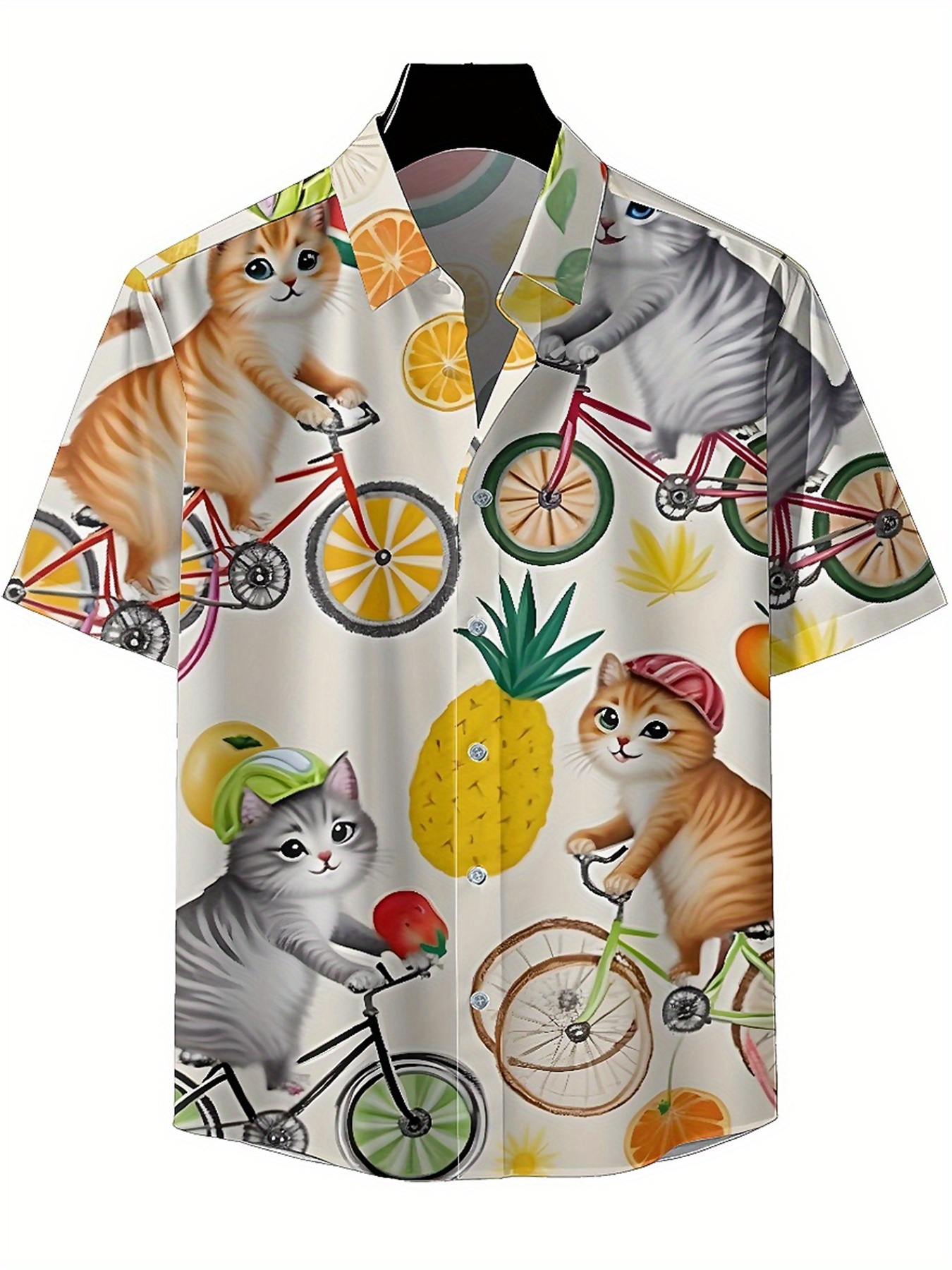 Men's Plus Size Hawaiian Shirt - Summer Clothing Plus ulasan dan harga