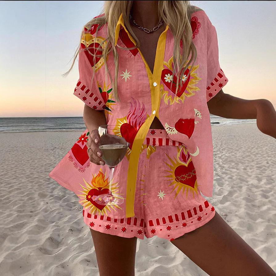 Fashion Print Beach Holiday 2- - Summer Clothing Vacation ulasan dan harga