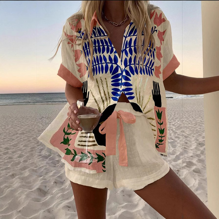 Fashion Print Beach Holiday 2- - Summer Clothing Vacation ulasan dan harga