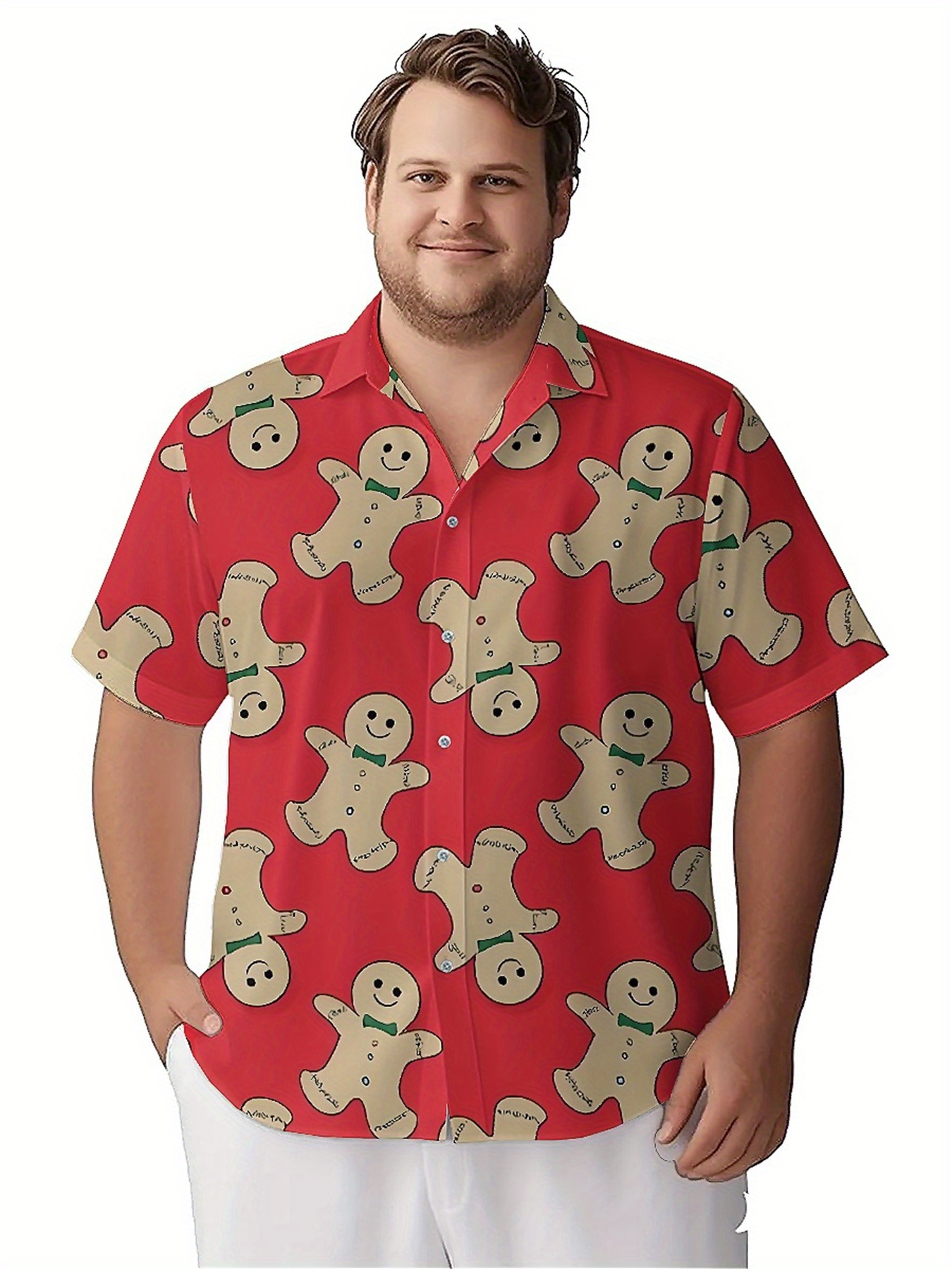 Men's Plus Size Hawaiian Shirt - Summer Clothing Plus ulasan dan harga