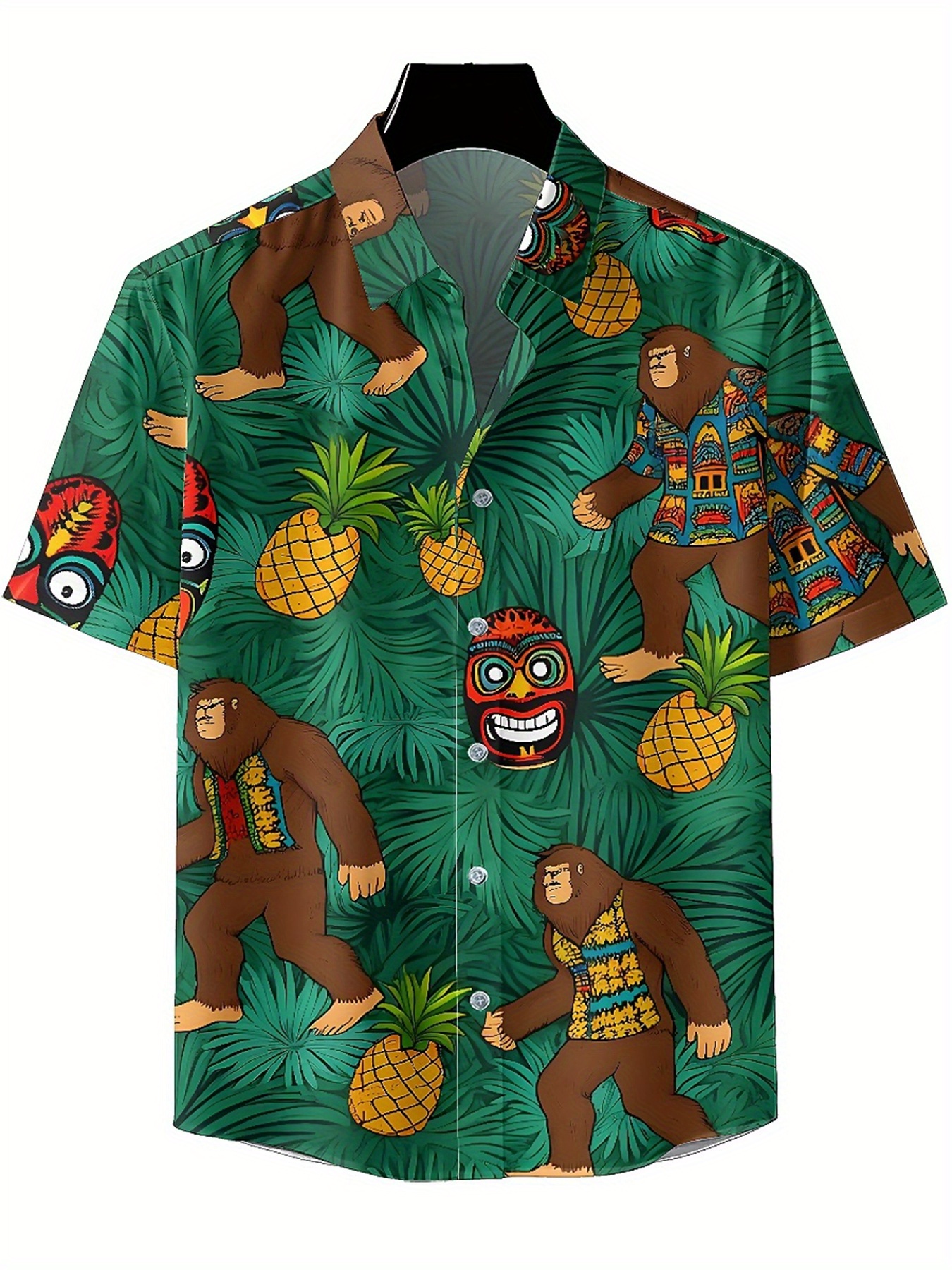 Men's Plus Size Hawaiian Shirt - Summer Clothing Plus ulasan dan harga