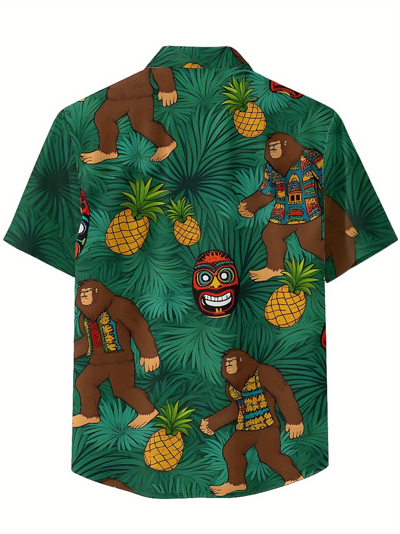 Men's Plus Size Hawaiian Shirt - Summer Clothing Plus ulasan dan harga