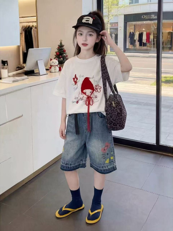 Girls Summer Short Sleeve T-Sh - Summer Clothing Online ulasan dan harga