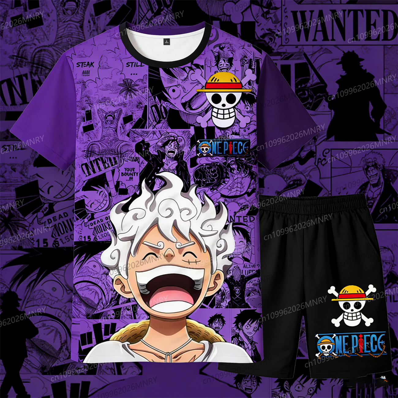 Anime One Piece 2 piece set Co - Summer Clothing Pieces ulasan dan harga