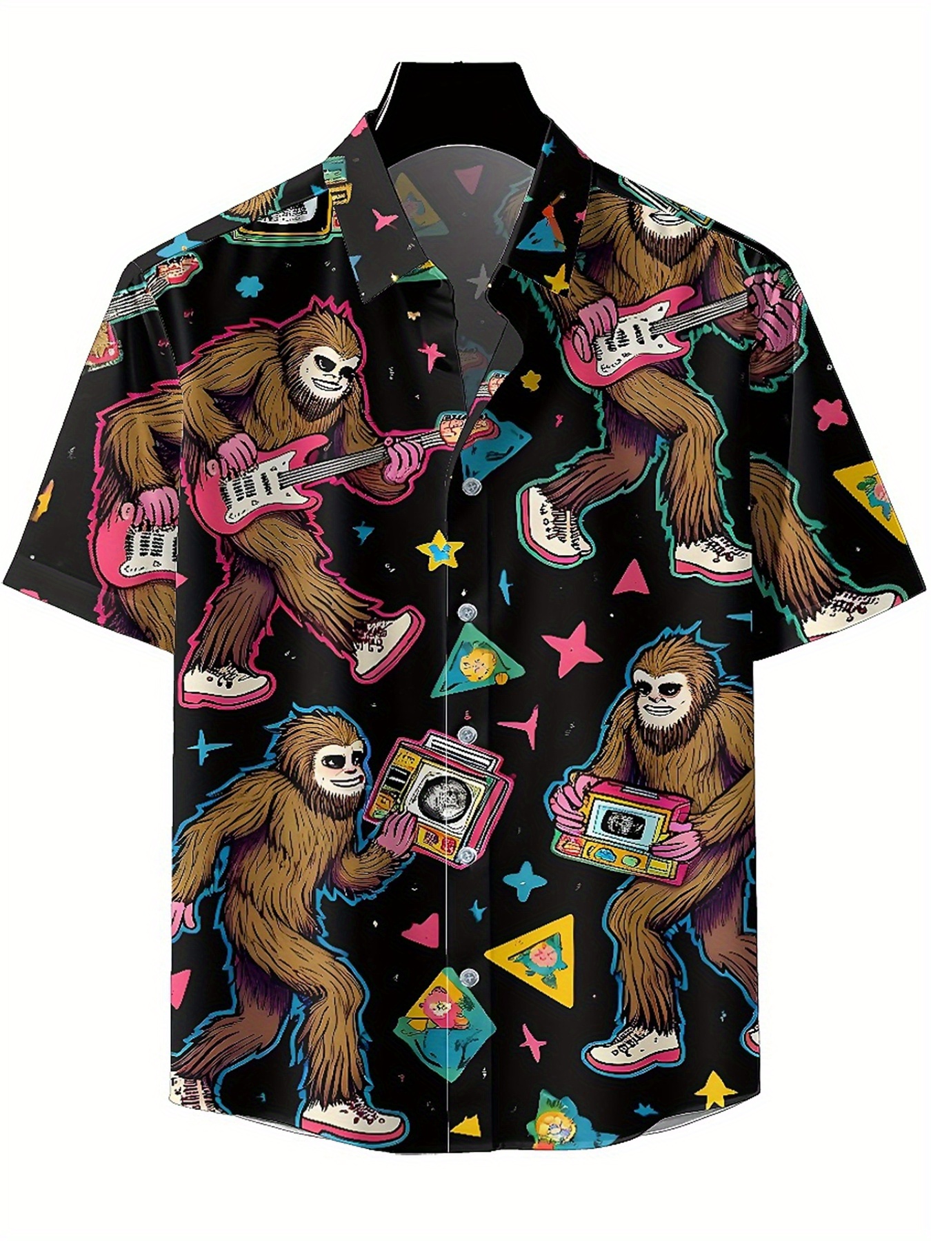 Men's Plus Size Hawaiian Shirt - Summer Clothing Plus ulasan dan harga