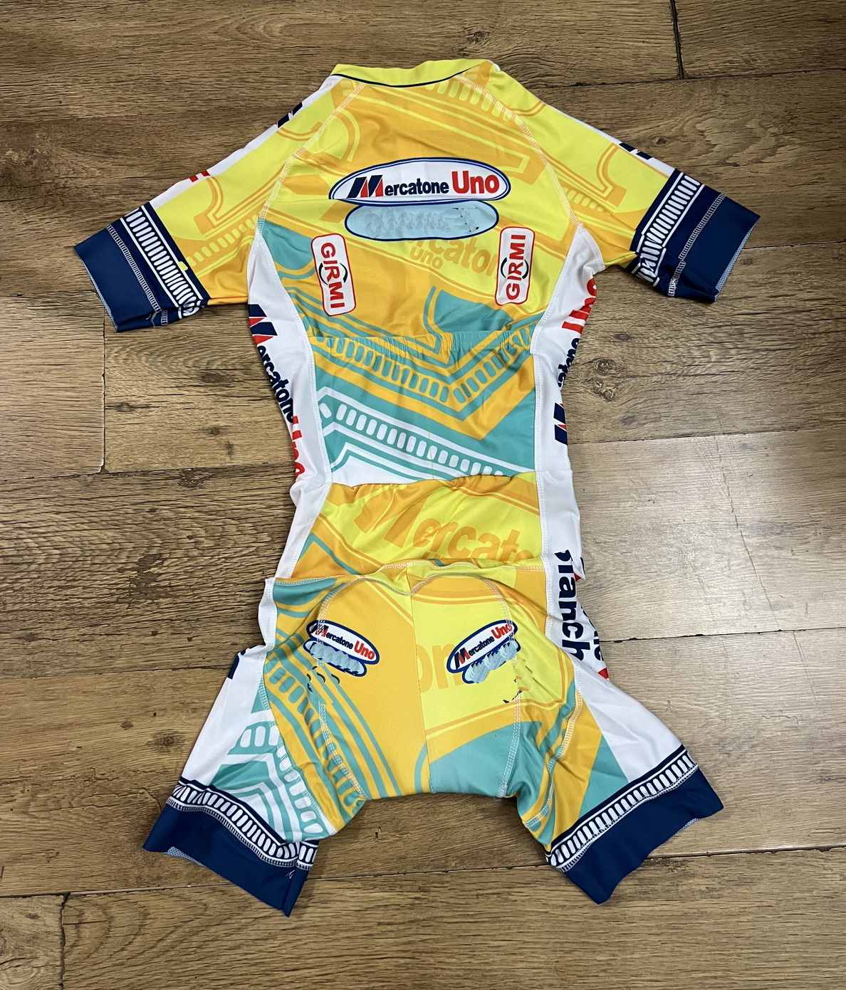 LASER CUT Skinsuit Mercatone U - Summer Clothing Material ulasan dan harga