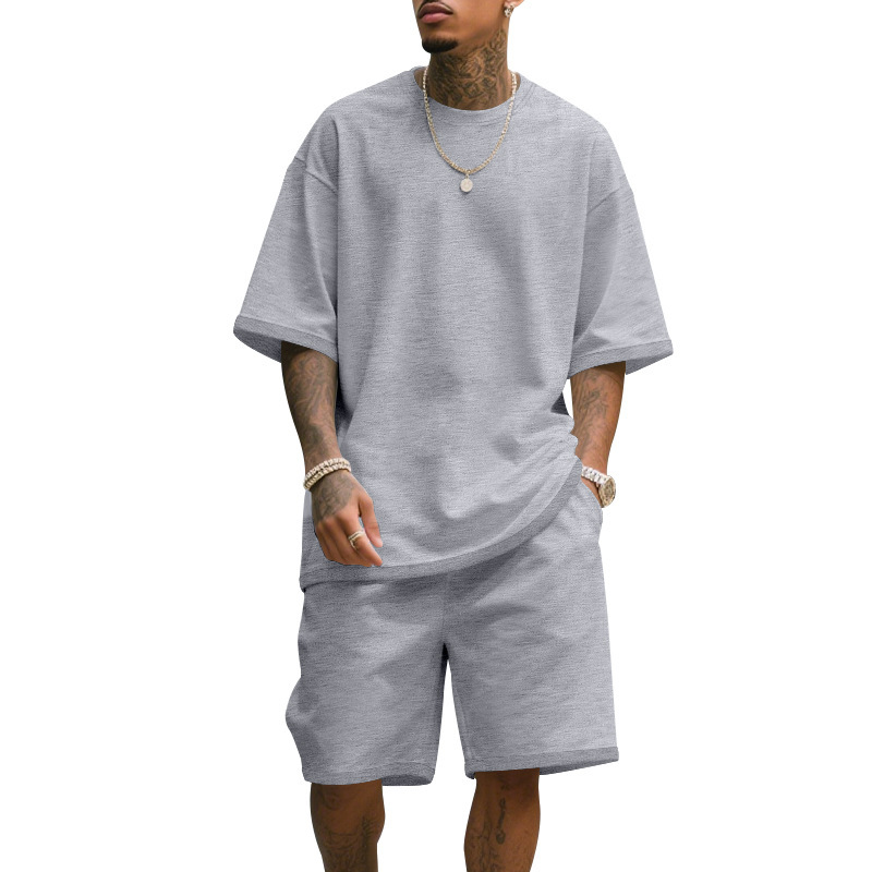 Men's Casual Two Piece Set Sum - Summer Clothing Pieces ulasan dan harga