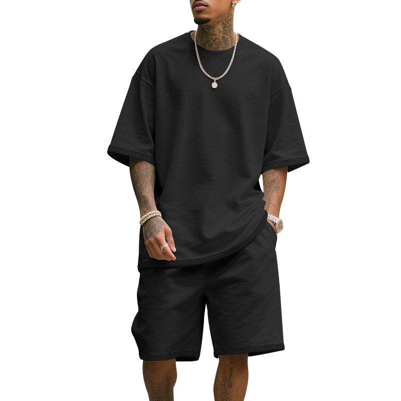 Men's Casual Two Piece Set Sum - Summer Clothing Pieces ulasan dan harga