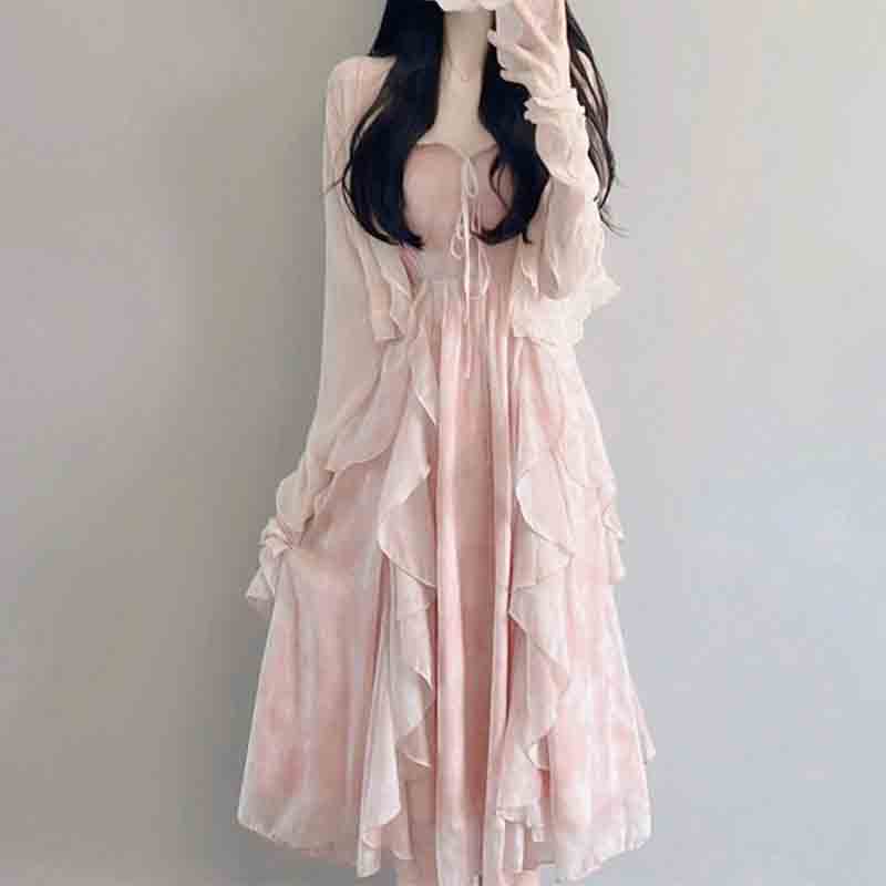 Spring Autumn New Sweet Girls  - Summer Clothing Aesthetic ulasan dan harga