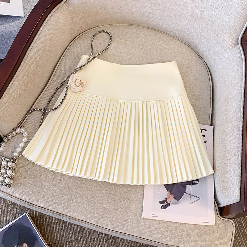 High Waist Pleated Skirt Anew  - Summer Line Clothing Brand ulasan dan harga