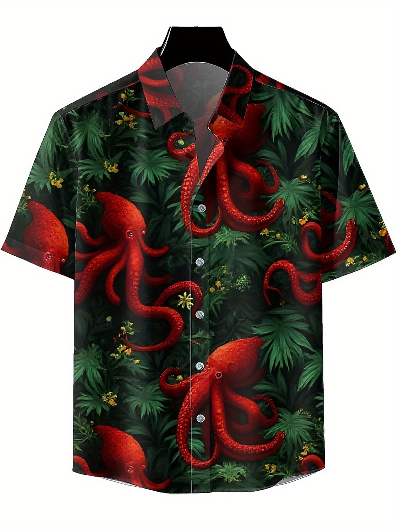 Men's Plus Size Hawaiian Shirt - Summer Clothing Plus ulasan dan harga