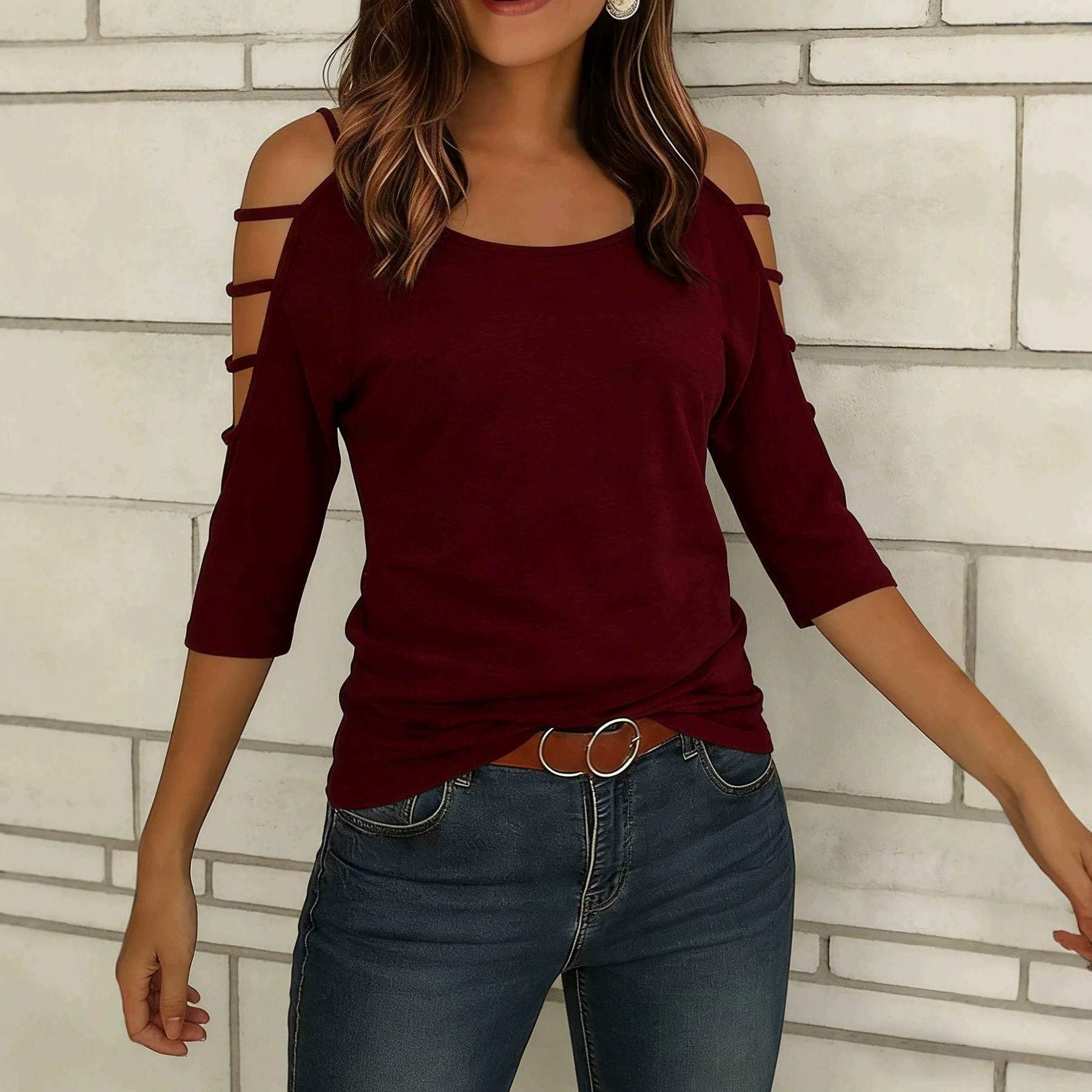 Women's Fashion V-Neck Summer  - Summer Clothing Colors 2026 ulasan dan harga