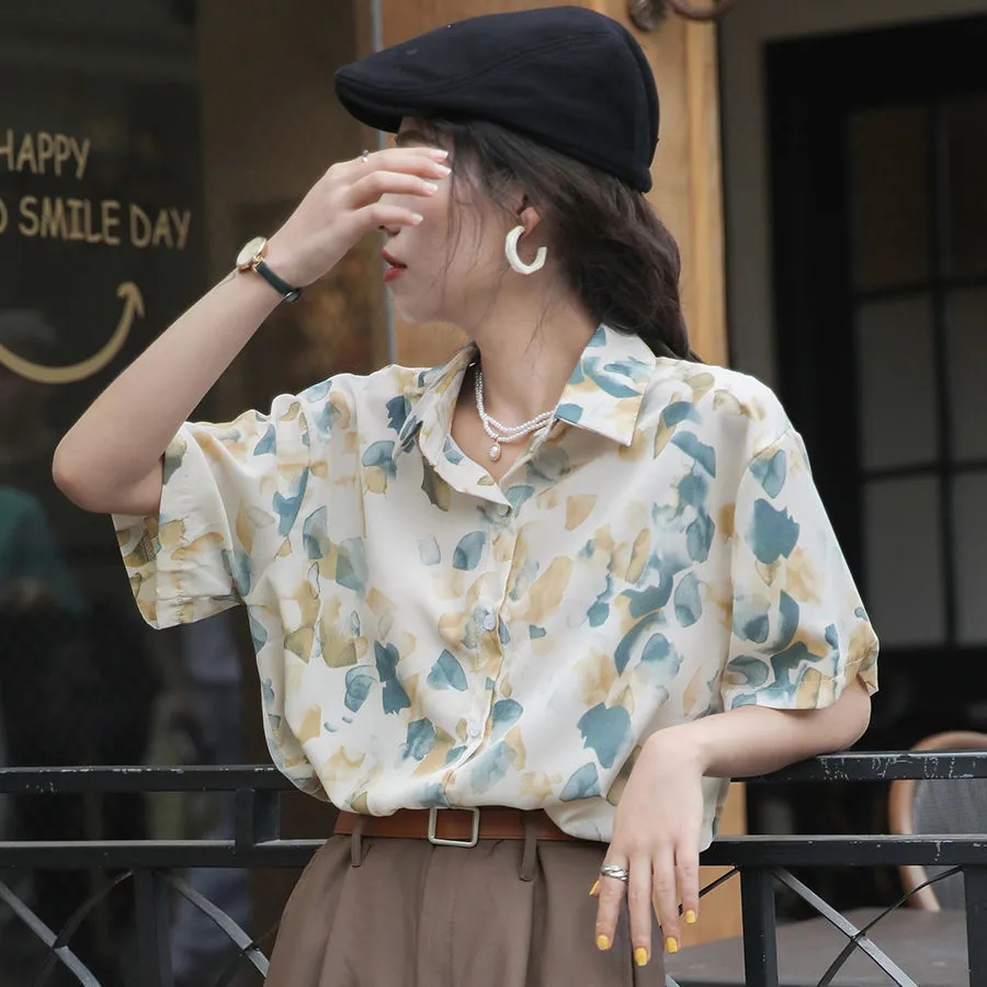 Print Shirts Summer Women's T- - Summer Clothing Aesthetic ulasan dan harga
