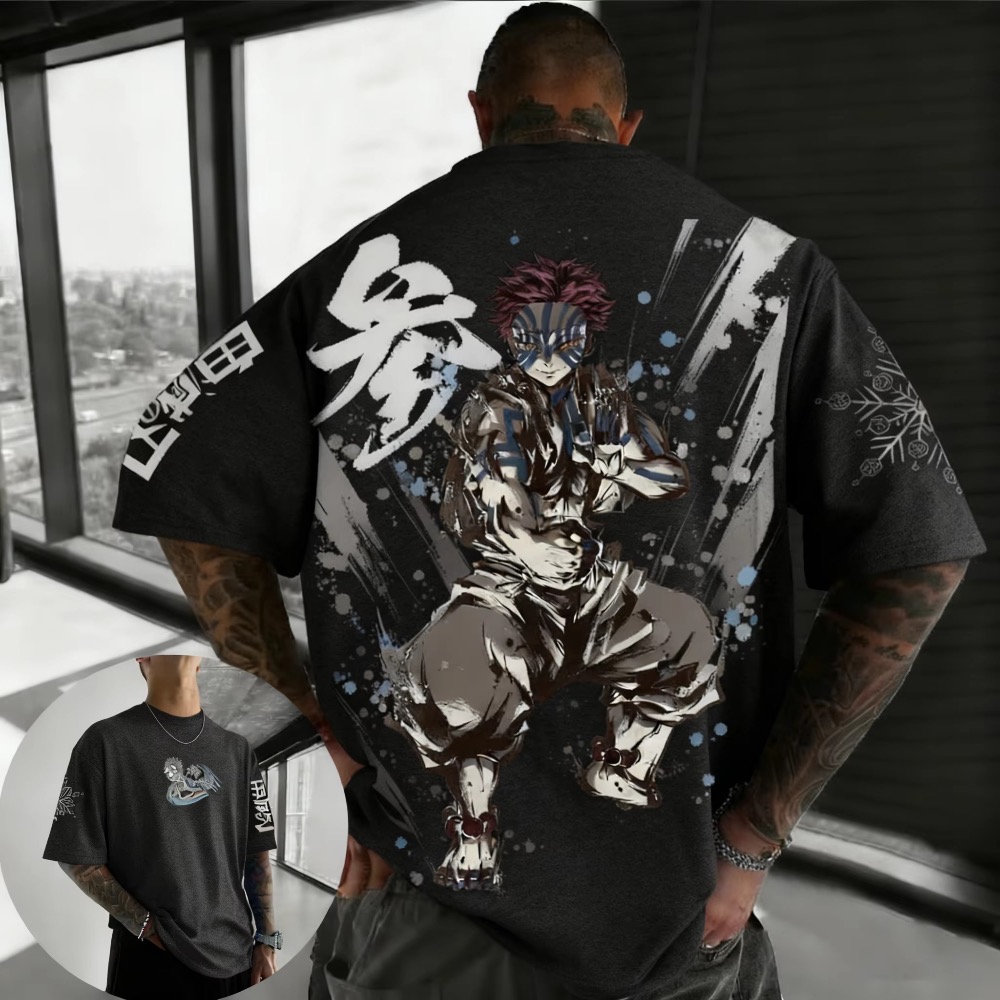 Summer Plus Size Demon Slayer  - Summer Clothing Styles Men ulasan dan harga