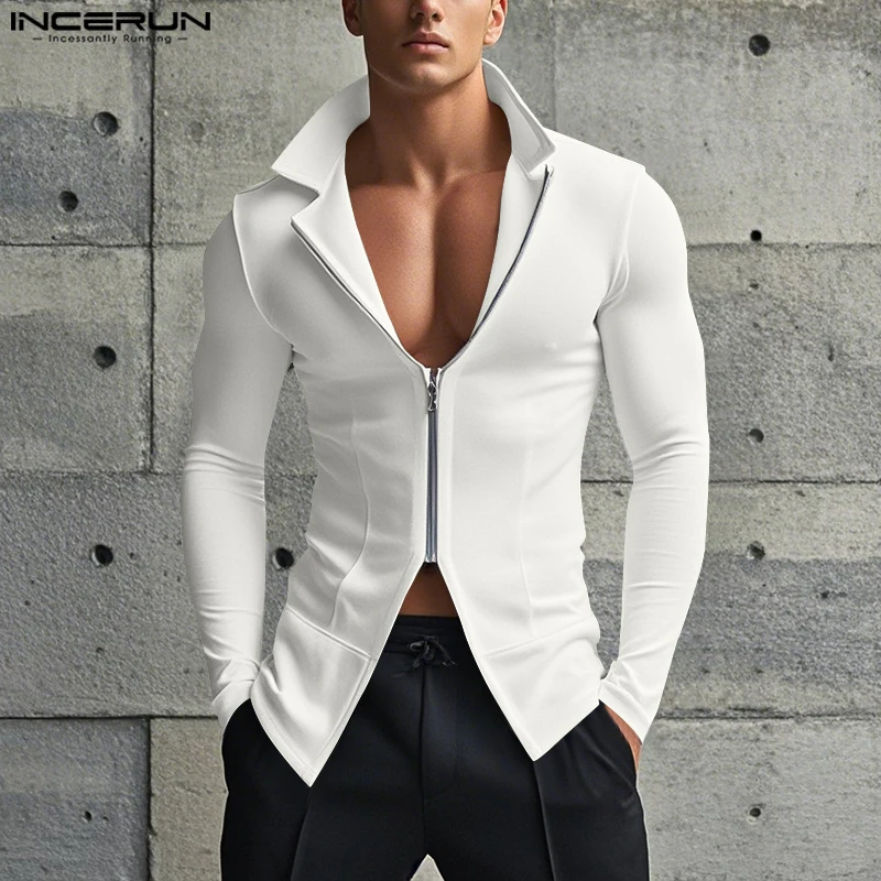 INCERUN 2026 Fashion Men's T-s - Summer Clothing Colors 2026 ulasan dan harga
