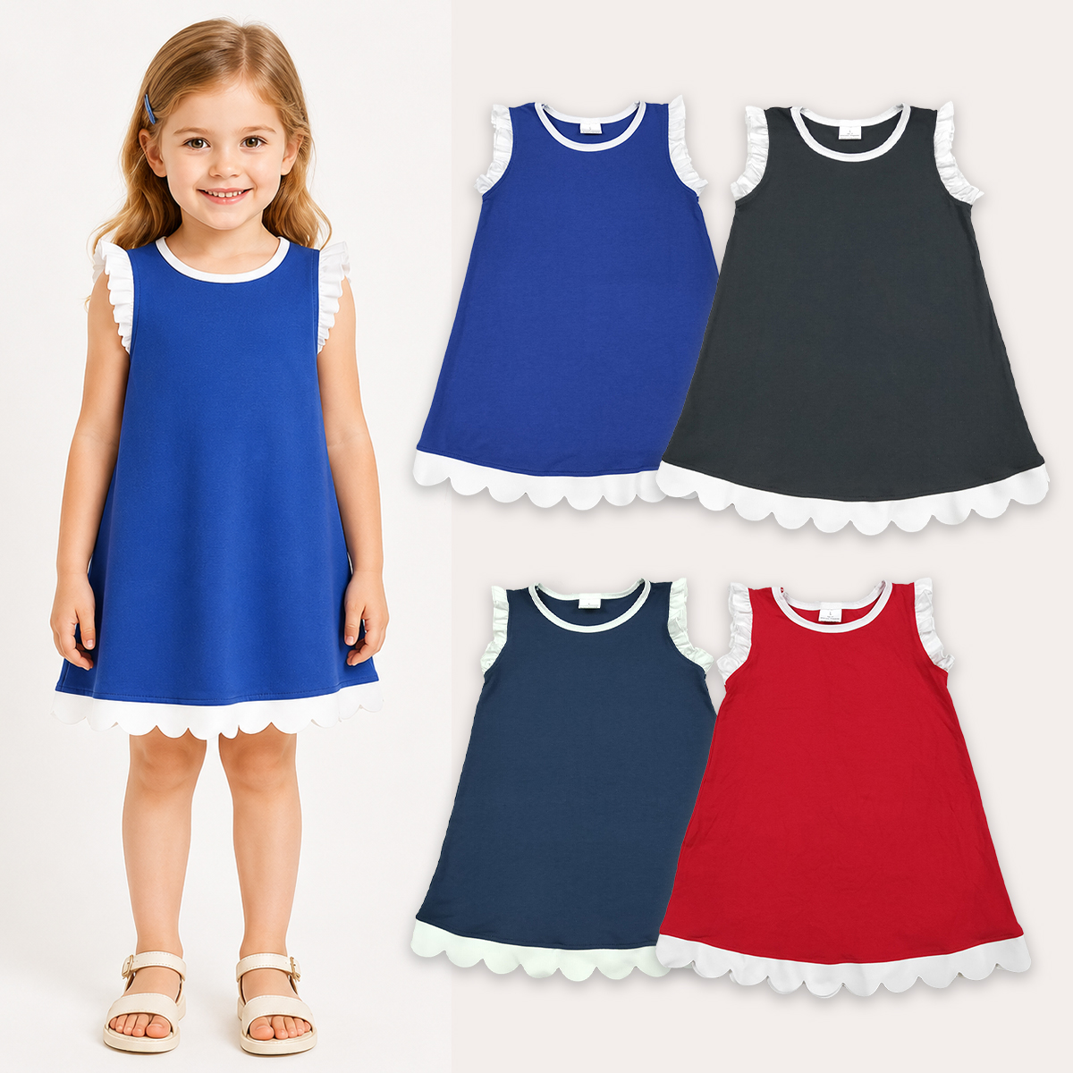 Kids Dress Clothes Baby Girls  - Summer Clothing Boutiques ulasan dan harga