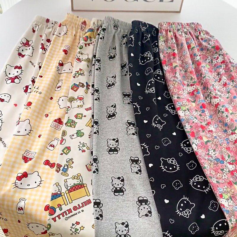 Sanrio Pants Hello Kitty Pajam - Summer Clothing For Girls ulasan dan harga