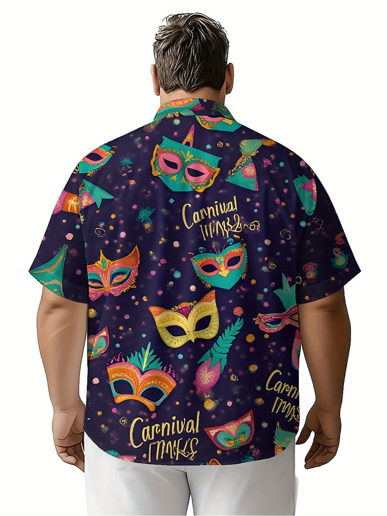 Men's Plus Size Hawaiian Shirt - Summer Clothing Plus ulasan dan harga