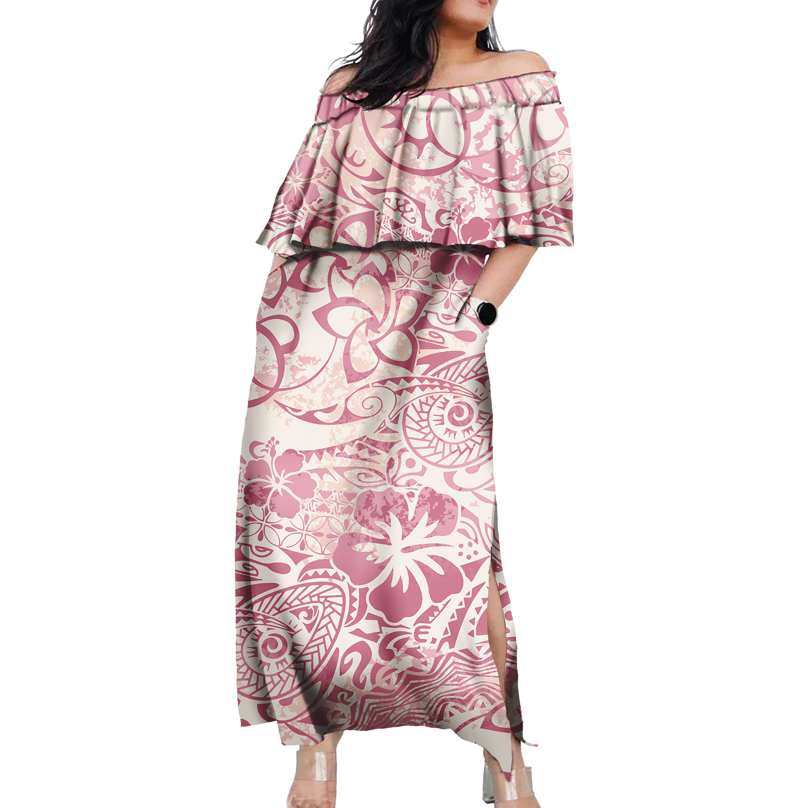 Hawaiian Floral Design Women D - Summer Clothing Plus ulasan dan harga