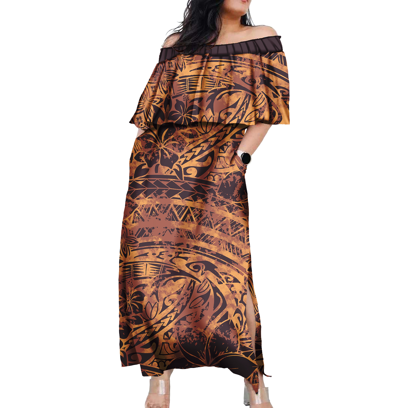 Hawaiian Floral Design Women D - Summer Clothing Plus ulasan dan harga