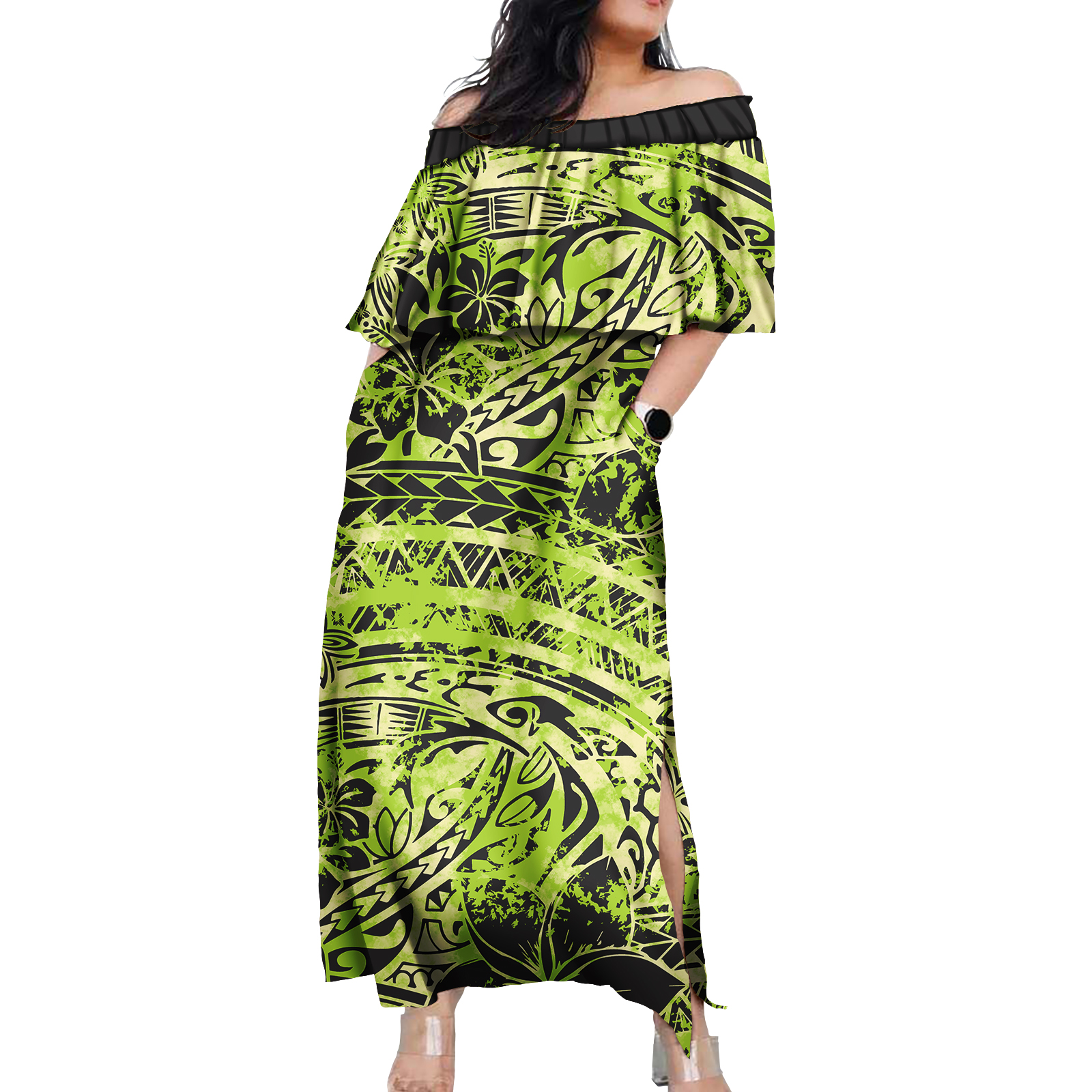 Hawaiian Floral Design Women D - Summer Clothing Plus ulasan dan harga