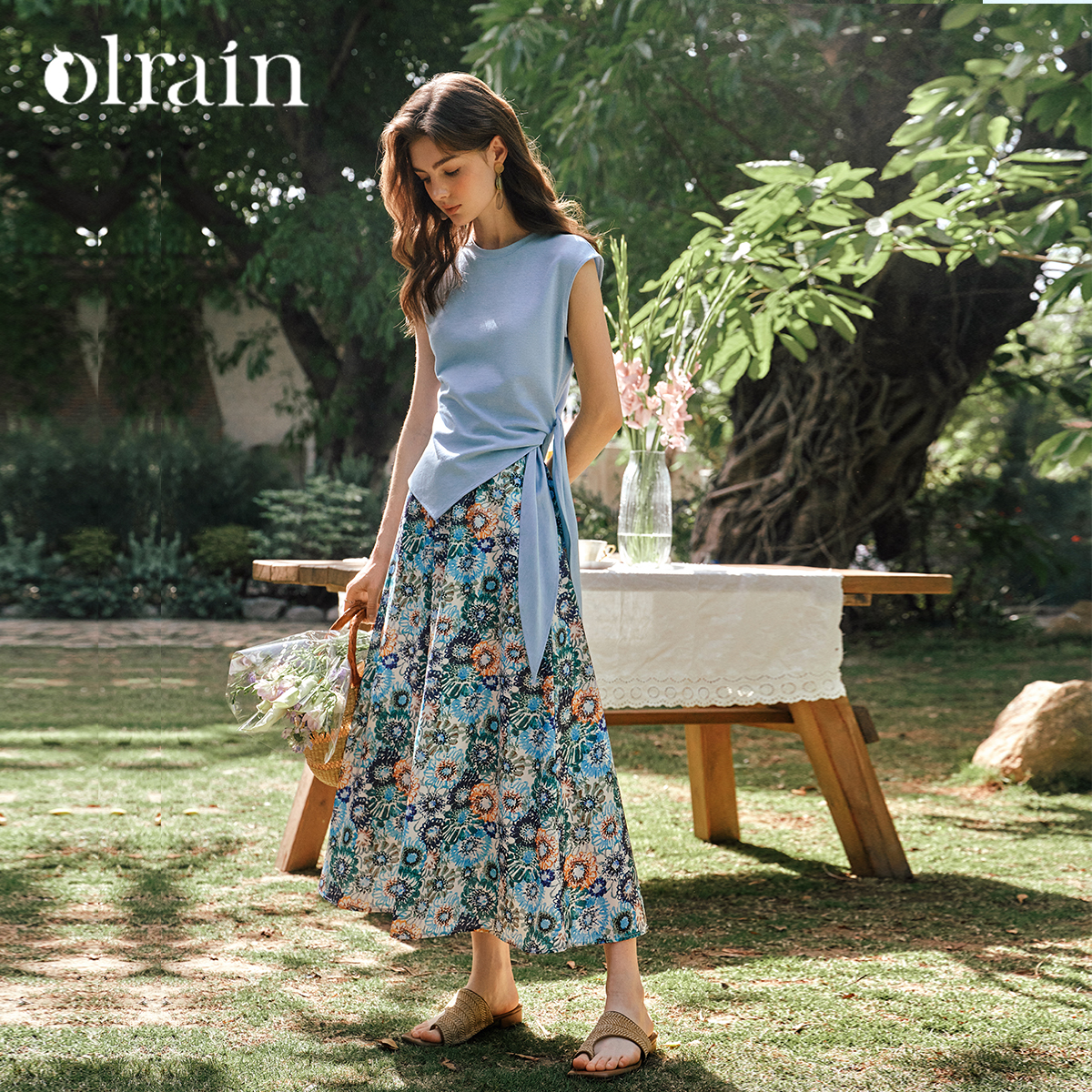 OLrain 2 Piece Sets Woman Vaca - Summer Clothing Online ulasan dan harga