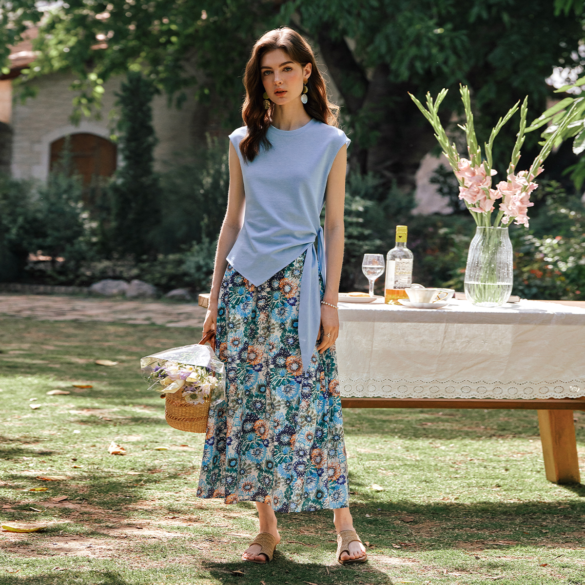 OLrain 2 Piece Sets Woman Vaca - Summer Clothing Online ulasan dan harga