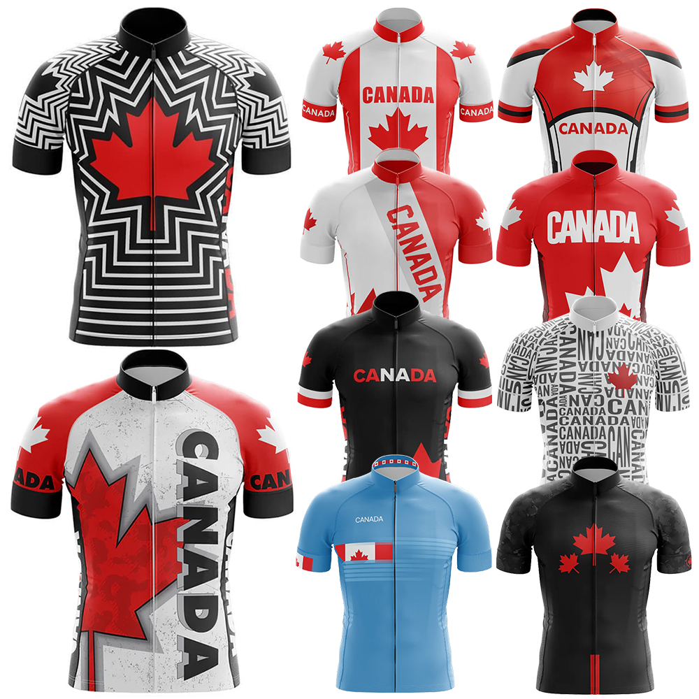 Canada Cycling Jersey for Men, - Summer Clothing Canada ulasan dan harga