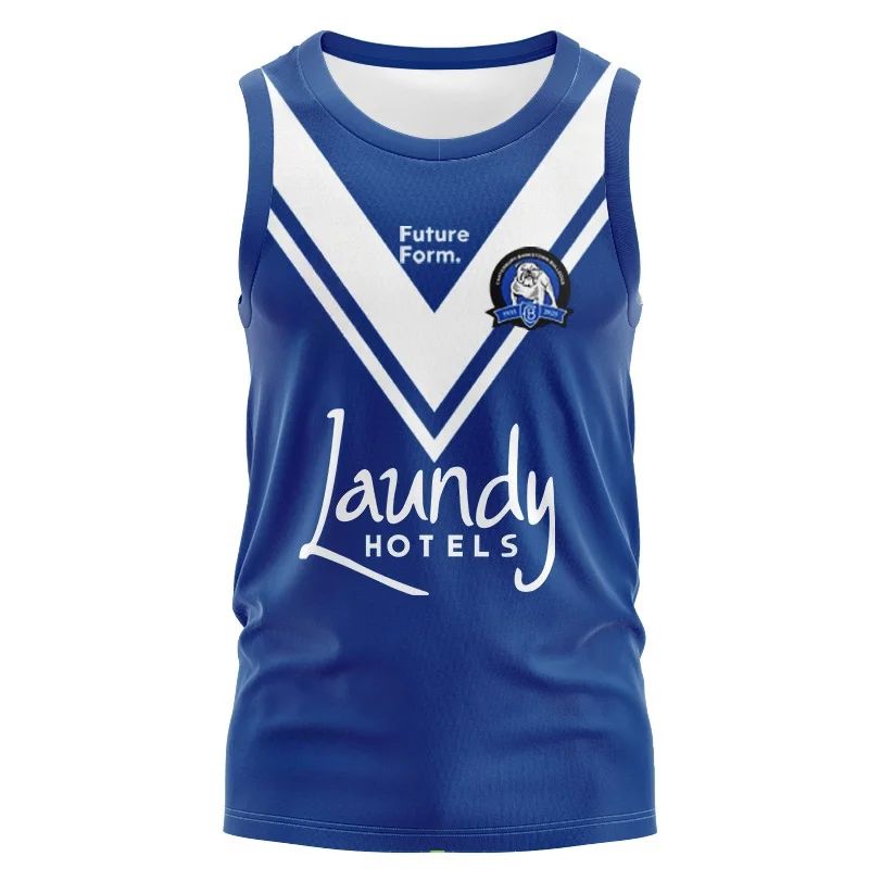 Bulldogs 2026 Home/Blue Traini - Summer Clothing Name ulasan dan harga