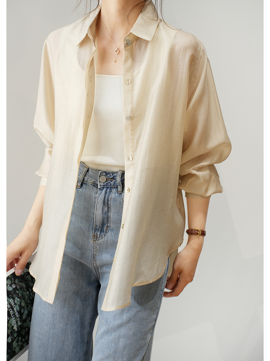 Ladies Thin Shirt RAYON Wood F - Summer Clothing Online ulasan dan harga