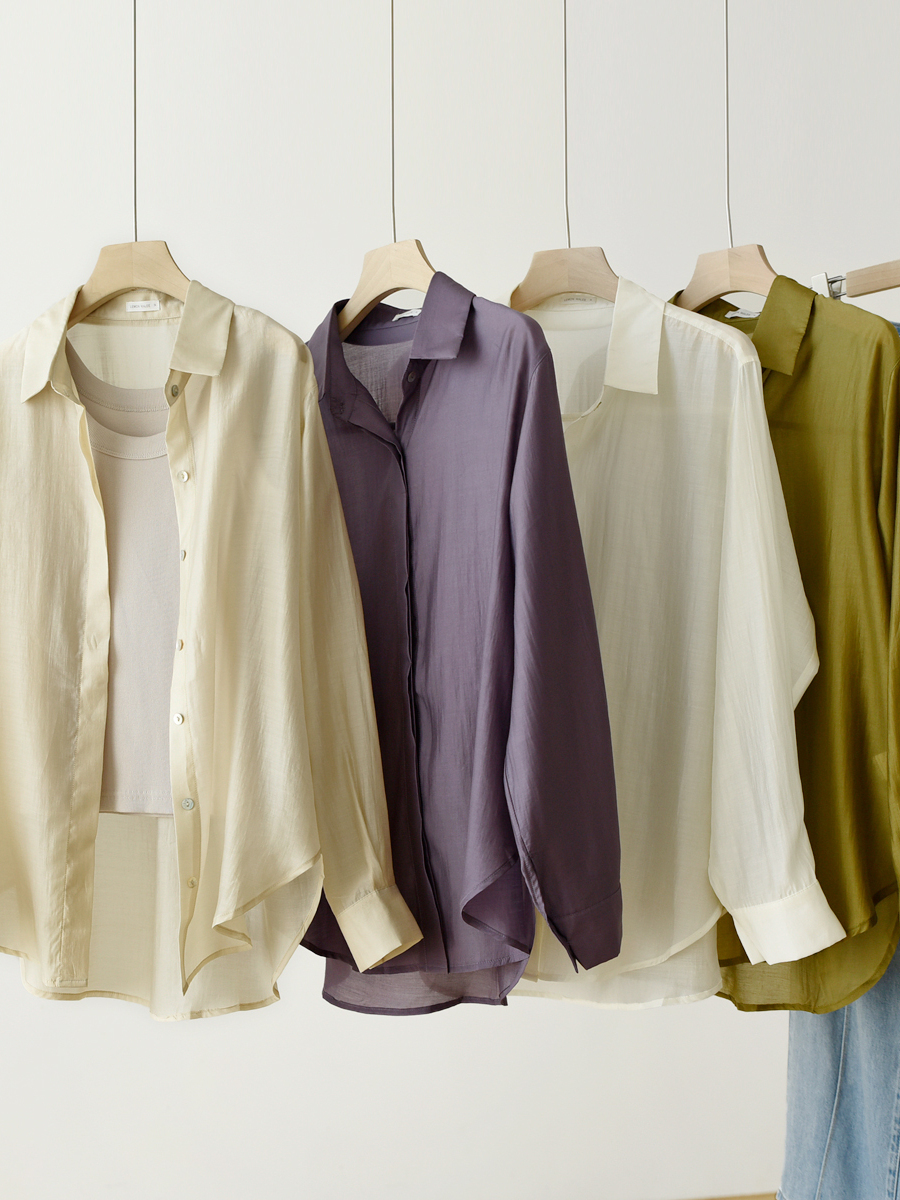 Ladies Thin Shirt RAYON Wood F - Summer Clothing Online ulasan dan harga