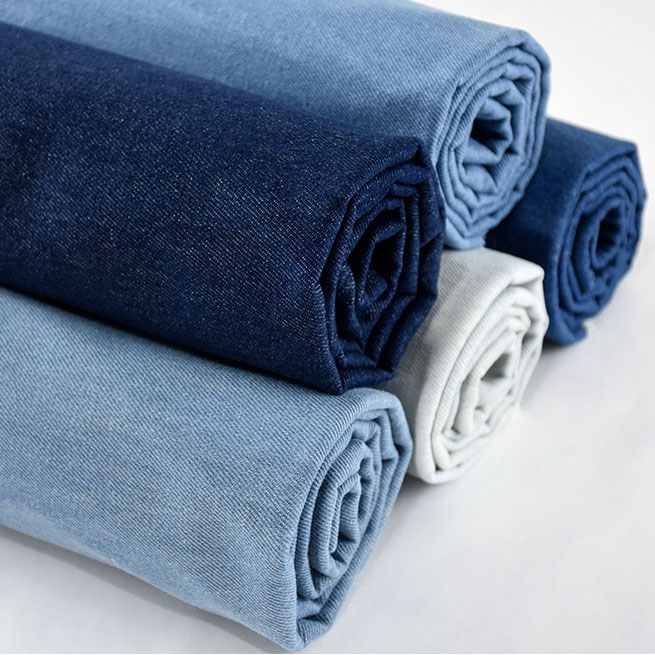 50*150cm Washed Denim Fabrics  - Summer Clothing Material ulasan dan harga