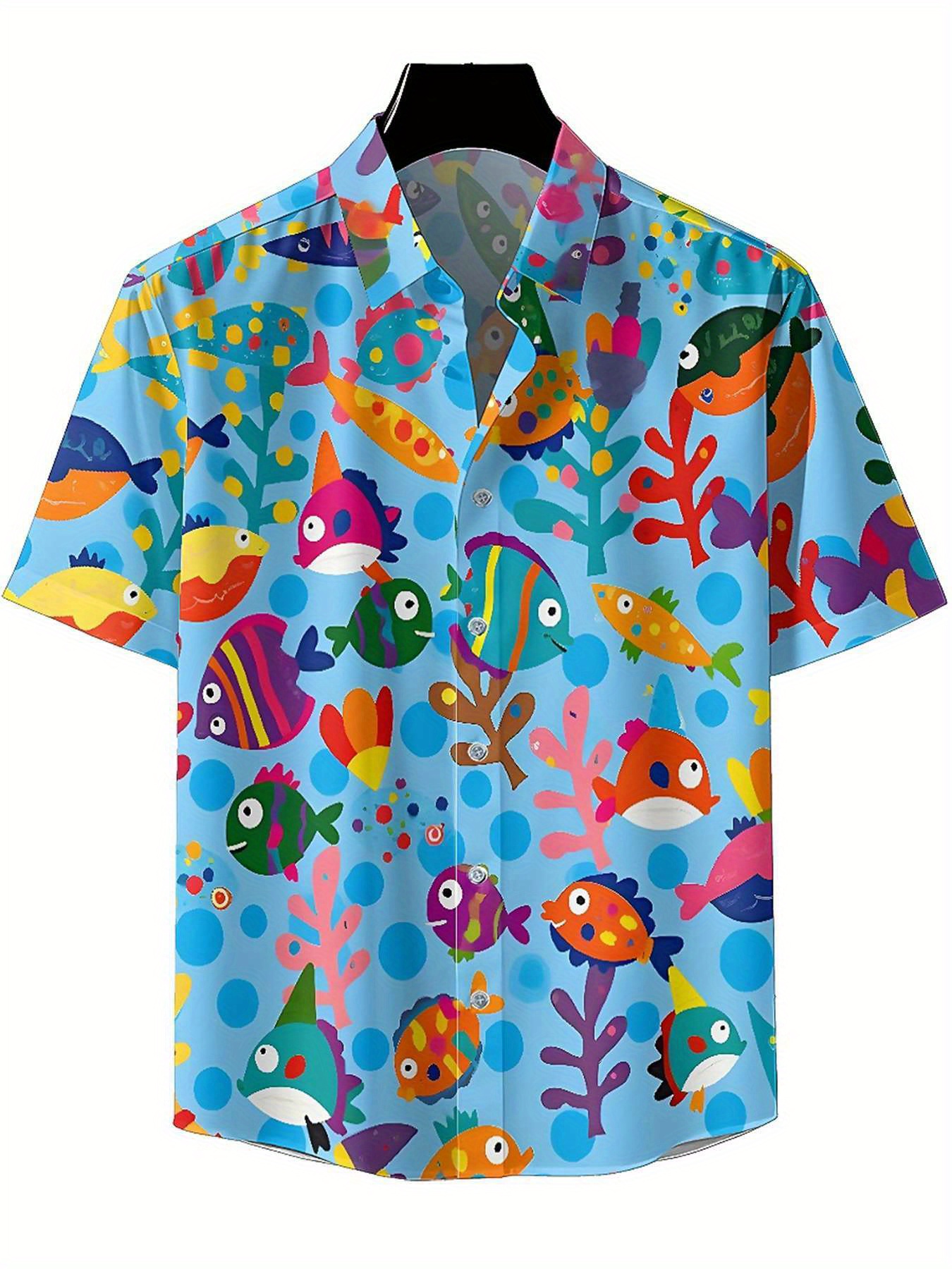 Men's Plus Size Hawaiian Shirt - Summer Clothing Plus ulasan dan harga