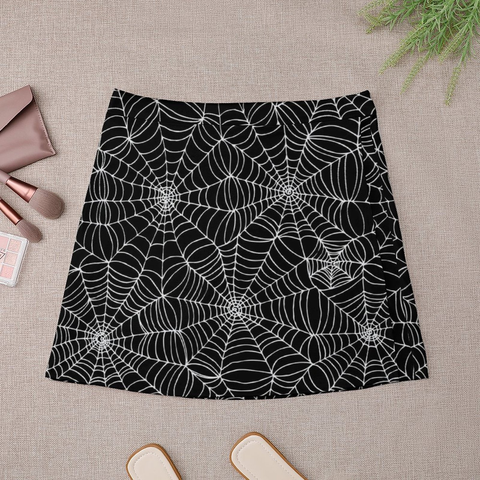 Spider web pattern - white on  - Summer Clothing Online ulasan dan harga