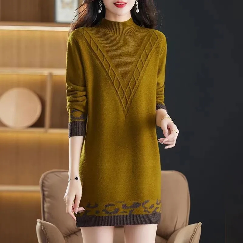 Women Pullover Sweater Half Hi - Summer Jumper Clothing ulasan dan harga