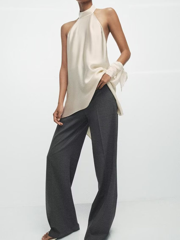 Sexy Asymmetrical Backless Sle - Summer Clothing For Girls ulasan dan harga
