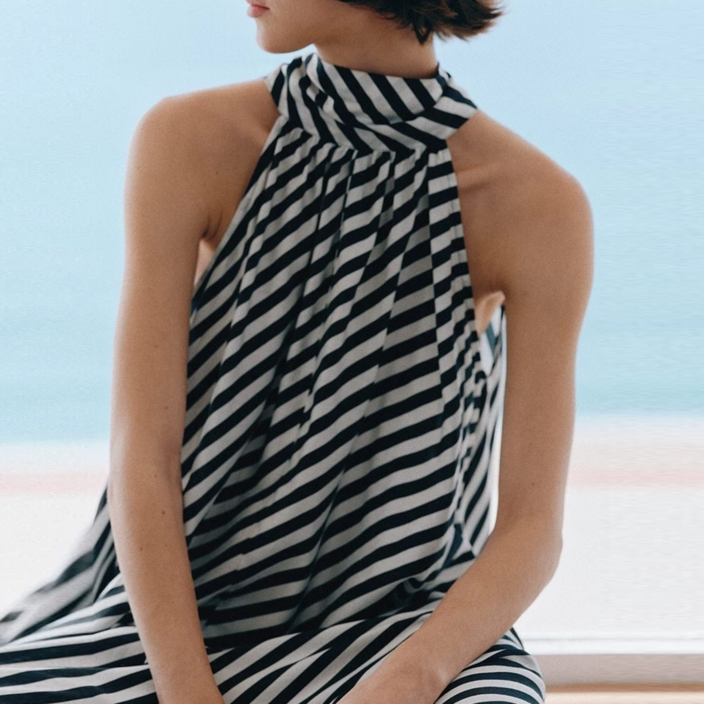 Fashionable A-Line Dress with  - Summer Line Clothing Brand ulasan dan harga