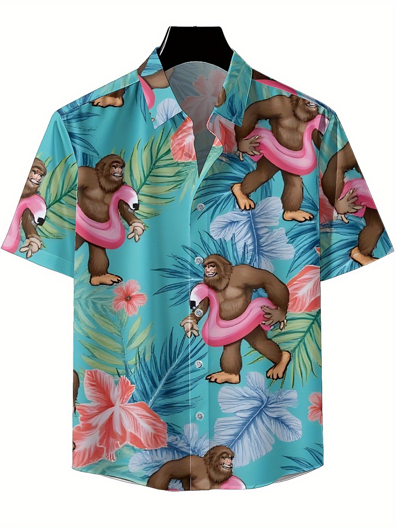 Men's Plus Size Hawaiian Shirt - Summer Clothing Plus ulasan dan harga